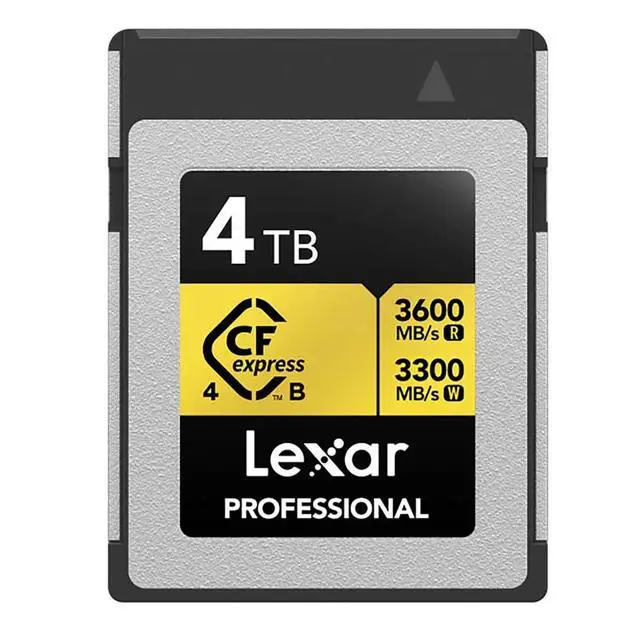 Alt view image 9 of 9 - Lexar Professional GOLD CFexpress 4.0 Type B card 4TB
