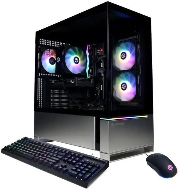 Alt view image 7 of 7 - CyberPowerPC Gamer Master Gaming Desktop Computer, AMD Ryzen 7 8700F 4.1GHz, 16GB RAM, 2TB SSD, NVIDIA GeForce RTX 5060 Ti 8GB, Windows 11 Home, Black