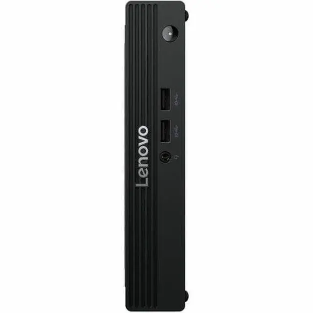 Alt view image 8 of 8 - Lenovo V100q 13GE001NUS Desktop Computer - Intel Core N-series i3-N305 - 16 GB - 512 GB PCI Express NVMe 4.0 x4 SSD - Tiny - Black - Intel Chip - Windows 11 Pro - Intel DDR5 SDRAM - English (US) Keybo
