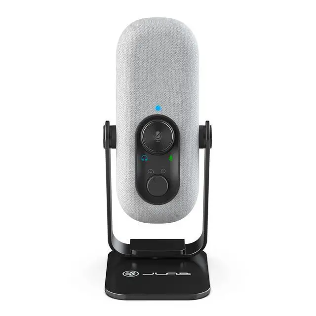 Alt view image 3 of 3 - JLab Go Talk Wired Condenser, Dynamic Microphone for Studio White MTALKGO2RWHT4