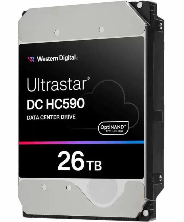 Alt view image 5 of 5 - Western Digital Ultrastar DC HC500 WUH722626AL5204 26 TB Hard Drive - 3.5" Internal - SAS - Conventional Magnetic Recording (CMR) Method - Data Center Device Supported - 7200rpm - Retail - 1