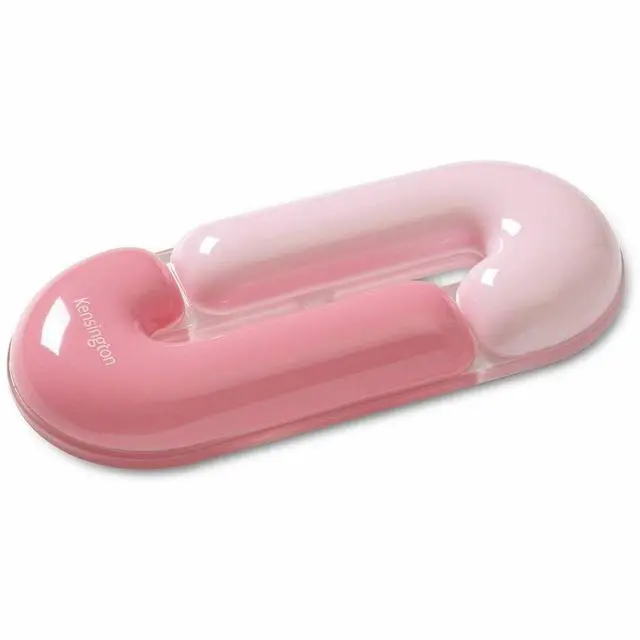 Alt view image 8 of 8 - Kensington Duo Gel Wrist Rest - 0.71" Height x 7.40" Width x 3.27" Depth - Pink - Polyurethane - Mouse - Retail - 1