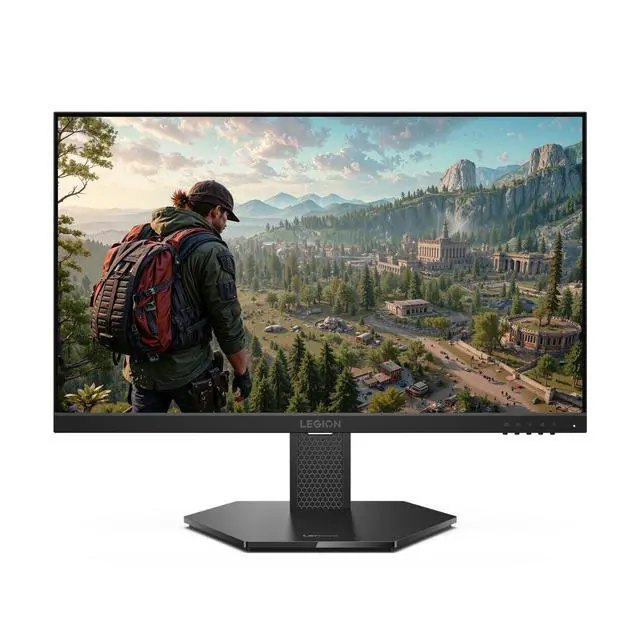 Alt view image 8 of 8 - Lenovo Legion 24-10 Gaming Monitor - 23.8" IPS FHD Display - 240Hz - 0.5ms MPRT - AMD FreeSync Premium - HDR10 - Ergonomic LTPS Stand - HDMI 2.1 and DisplayPort 1.4 - Raven Black