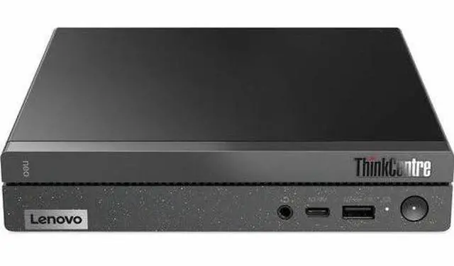 Alt view image 8 of 8 - Lenovo ThinkCentre neo 50q Gen 4 12M2002GUS Tiny Thin Client Celeron 7305 Penta-core (5 Core) 1.10 GHz - Black - Intel Chip - 16 GB RAM DDR4 SDRAM - DDR4-3200/PC4-25600 - 256 GB SSD - Gigabit Ethernet