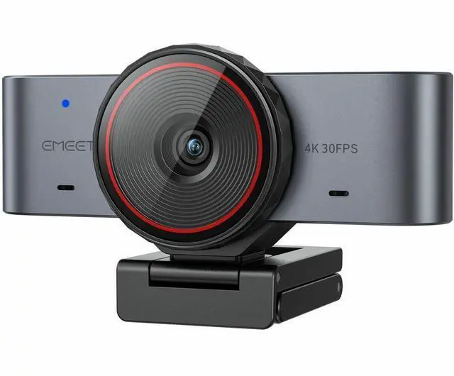 Alt view image 4 of 4 - EMEET C960 Ultra 4K Webcam with 1/1.5" Sensor, PDAF, and Two Noise-Cancelling Mics EMC9UU-LD
