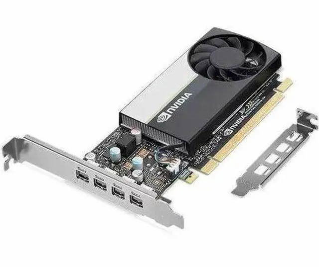 Alt view image 2 of 2 - Lenovo NVIDIA T400E Graphic Card - 4 GB GDDR6 - Low-profile - 7680 x 4320 - PCI Express 3.0 x16 - DisplayPort - 4 x Mini DisplayPort - Mini DisplayPort