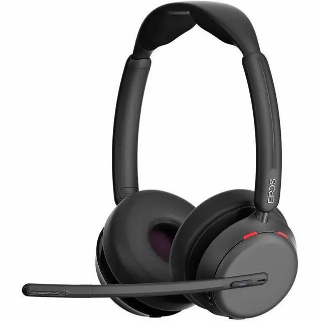 Alt view image 8 of 8 - EPOS IMPACT 1000 Headset - Microsoft Teams Certification - Stereo - Wireless - Bluetooth - 98 ft - Over-the-head - Binaural - Supra-aural - Noise Canceling