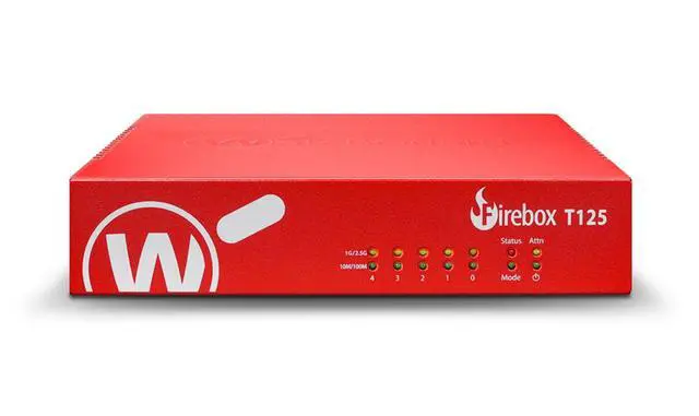 Alt view image 6 of 6 - WatchGuard Firebox T125 with 1-yr Total Security Suite WGT125641