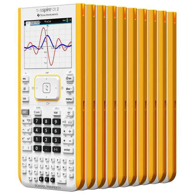 Alt view image 8 of 8 - TI NSPIRE CX II 10 PACK