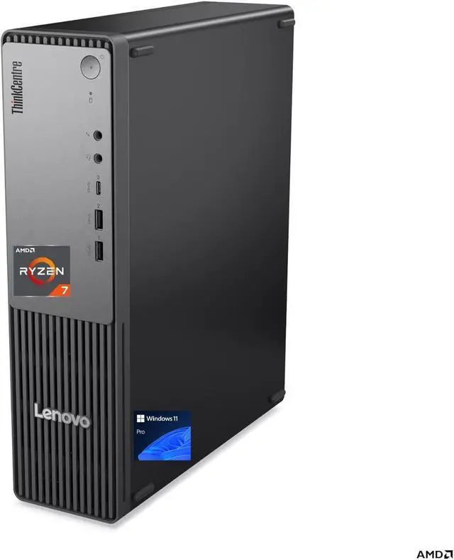 Alt view image 8 of 8 - Lenovo ThinkCentre neo 55s Gen 6 13G0000SUS SFF Desktop - AMD Ryzen 5 220 - 16 GB - 512 GB PCI Express NVMe 4.0 x4 SSD - Windows 11 Pro - AMD Radeon 740M Graphics - Wi-Fi 6 - 200 W