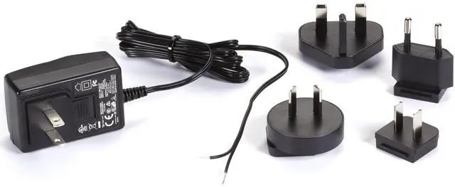 Main image of Black Box Wallmount Power Supply with Bare Leads 120-VAC/12-VDC PS1003R2