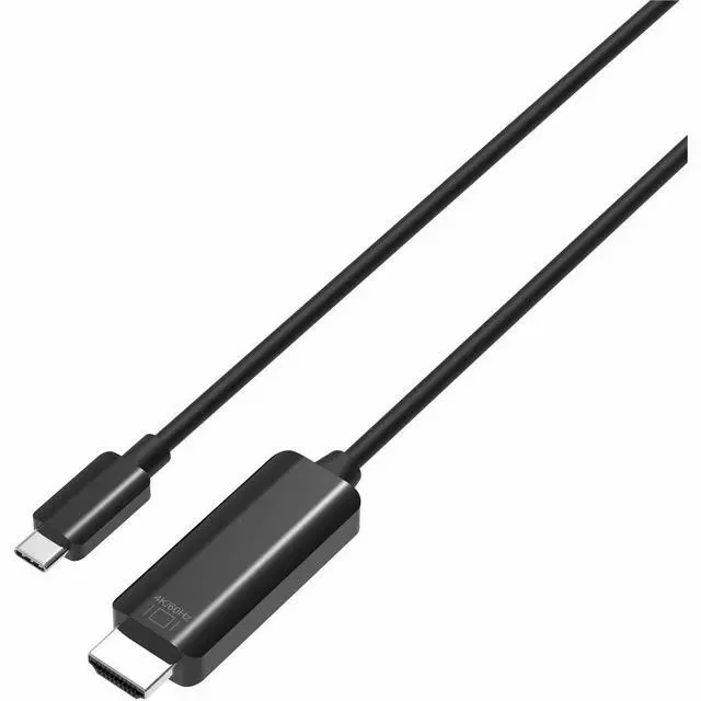 Alt view image 2 of 3 - USB-C to HDMI 2.0 Cable 2 Meter 4K 60Hz Thunderbolt 3/4 Compatible Video Cable