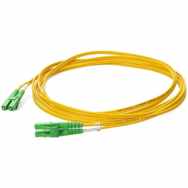 Alt view image 2 of 3 - AddOn 2m ALC Male to ALC Male Yellow OS2 Duplex Fiber OFNR Riser-Rated Patch Cable