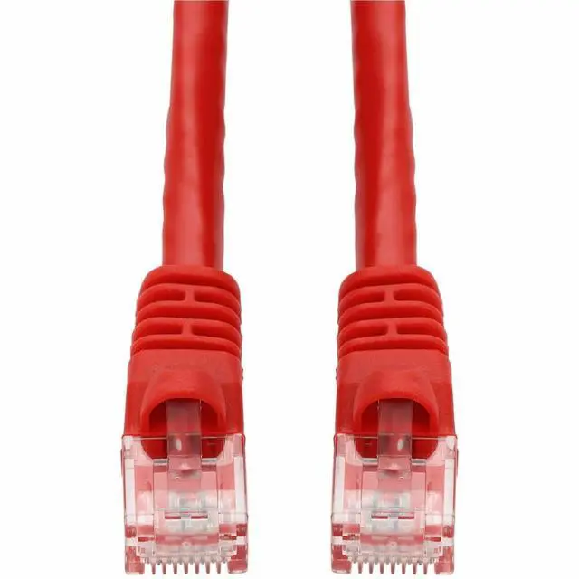 Alt view image 2 of 2 - AddOn 6ft Red CAT6 PVC Ethernet Cable Snagless Bubble Boot RJ-45 M/M CAT 6