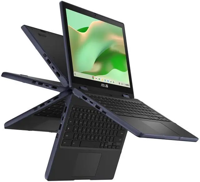 Alt view image 9 of 9 - Asus CR1204FTA-YZ84T 12.2" Touchscreen Chromebook N150 8GB 64GB ChromeOS