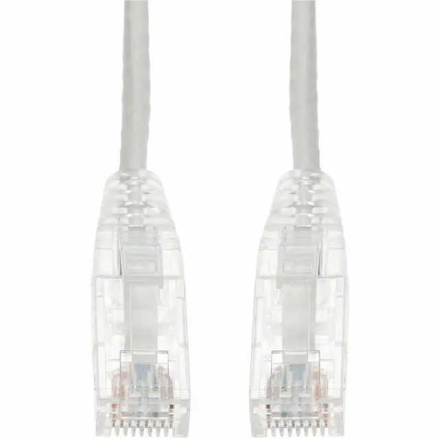 Alt view image 3 of 3 - AddOn 10-Pack 5ft CAT 6 Slim PVC Ethernet Cable Snagless Clear-Claw RJ-45 M/M