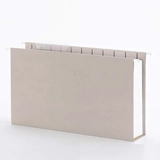 Alt view image 8 of 8 - Smead TUFF Extra Capacity Box Bottom Hanging Folder, 3" Expansion, 1/3-Cut Easy Slide Tab, Legal Size, Steel Gray, 18 per Box (64341)