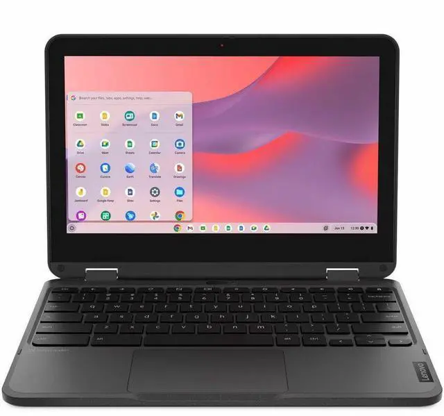 Alt view image 8 of 8 - Lenovo 500e Chromebook Gen 4s 83N80000US 11.6" Touchscreen HD N150 4GB 64GB
