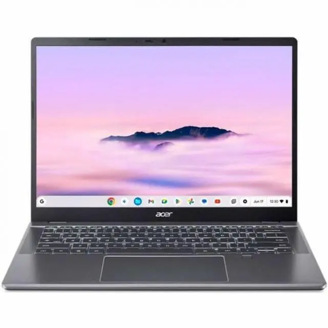 Alt view image 3 of 5 - Acer Chromebook Plus 514 CBE594-2 CBE594-2-7658 14" Clamshell Chromebook - WUXGA - 60 Hz - Intel Core 7 150U - 16 GB - 256 GB PCI Express NVMe 4.0 SSD - English (US) Keyboard - Iron - Intel Chip