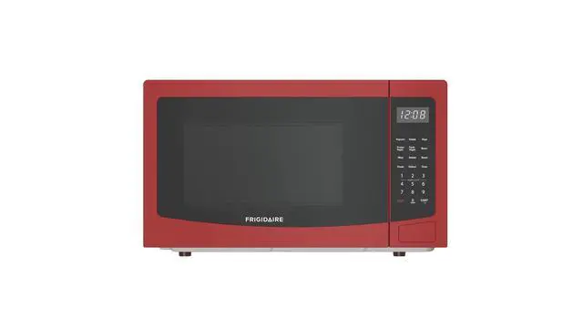 Alt view image 2 of 2 - Frigidaire EMW1132 1.1 Cu. Ft. Red Countertop Microwave