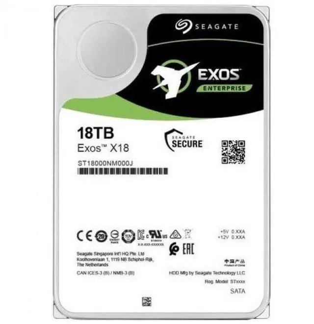 Alt view image 11 of 11 - Seagate Exos X18 ST18000NM001J 18 TB Hard Drive - Internal - SATA (SATA-600)
