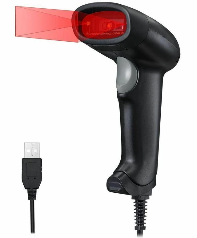 Alt view image 5 of 5 - Adesso NuScan 2600U-TAA - Handheld 2D Barcode Scanner - Cable Connectivity - 10" Scan Distance - 1D, 2D - LED - CMOS - USB - TAA Compliant