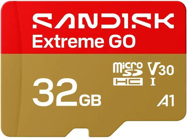 Alt view image 8 of 8 - SanDisk Extreme GO microSD 32GB microSDHC Memory Card, Up to 100MB/s UHS-I U3 4K V30 A1 for Android SDSQXGN-032G-GN6MN
