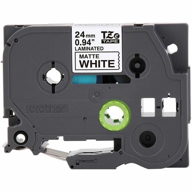Alt view image 11 of 11 - Brother TZe Premium Matte Laminated Tape - - DiameterTape - Matte - White - Laminated - Eco-friendly, Long Lasting, Customizable, Strong, Durable - 26.20 ft Roll Length - For Label Maker - 1 Each