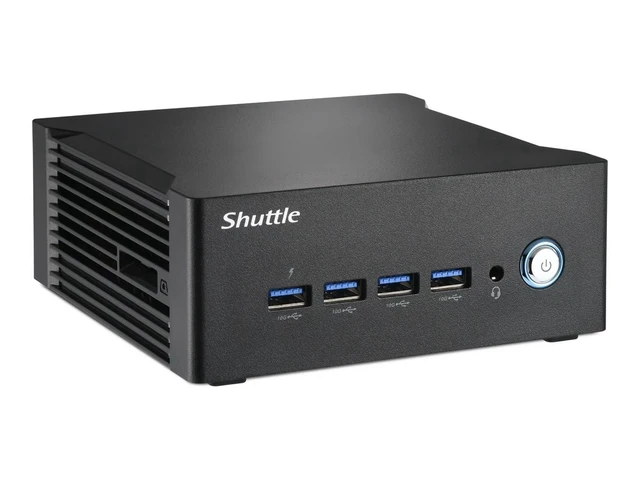 Alt view image 6 of 6 - SHUTTLE NANO NA10H7 BAREBONE PC AMD RYZEN 7 8845HS NO RAM/SSD/OS