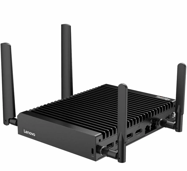 Alt view image 7 of 7 - Lenovo ThinkEdge SE10n Gen2 13LJ000AUT - Intel Core 3 N355 - 16 GB RAM - 512 GB SSD - Windows 11 IoT Enterprise LTSC 2024 - 2.5 Gigabit Ethernet - Wireless LAN - Bluetooth - 6x USB Ports - 2x RJ-45 Ports