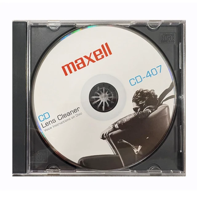 Alt view image 2 of 2 - Maxell 197342 CD407 CD Lens Cleaner With Voice Instructions on Disc