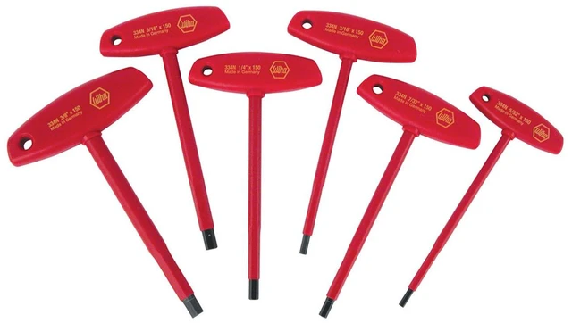 Alt view image 4 of 4 - WIHA 33490 6 Piece SAE T-Shape Hex Key Set, 33490