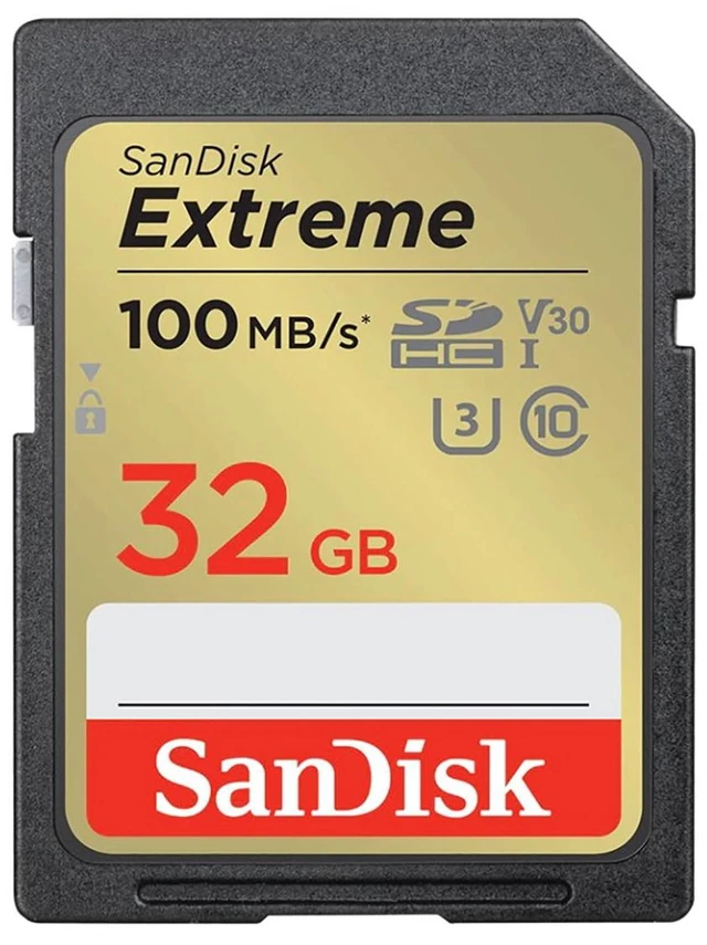 Alt view image 2 of 2 - SanDisk Extreme UHS-I U3 SDHC/SDXC Memory Card - 32GB, Single