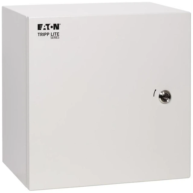 Alt view image 8 of 8 - Tripp Lite SmartRack Outdoor Industrial Enclosure with Lock Gray SRIN4141410