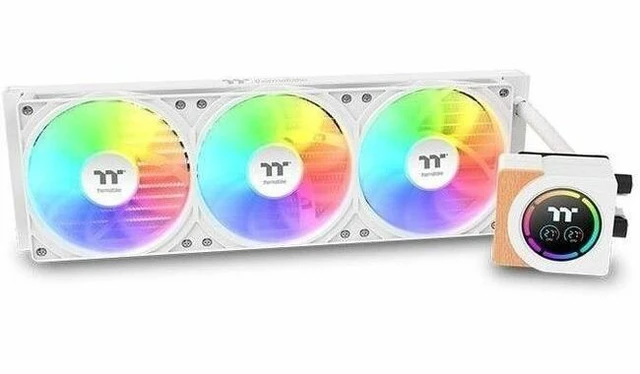 Alt view image 19 of 19 - Thermaltake LB360-S ARGB Sync AIO Liquid CPU Cooler Snow Edition (CL-W500-PL12SW-A)