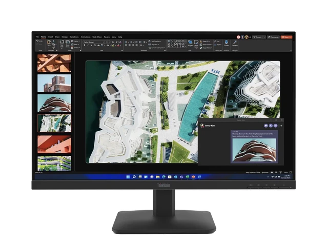 Alt view image 2 of 2 - Lenovo ThinkVision 27" Class FHD LED Monitor 4ms 1920x1080 100Hz 64BEKAR1UZ