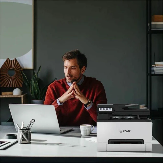 Alt view image 6 of 6 - Xerox C305ae Wired & Wireless Laser Multifunction Printer Color