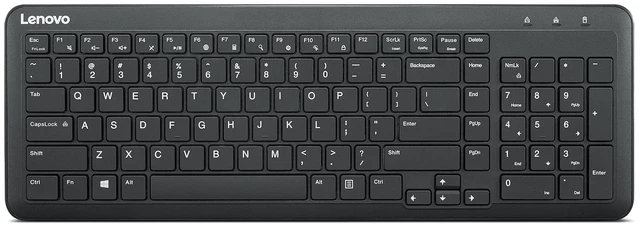 Alt view image 12 of 12 - Lenovo 300 Wireless Keyboard US English GY41C95749