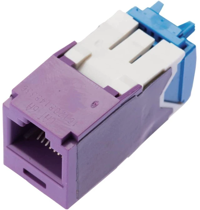 Alt view image 4 of 4 - Panduit Mini-Com TX6A UTP Jack Module CJ6X88TGVL