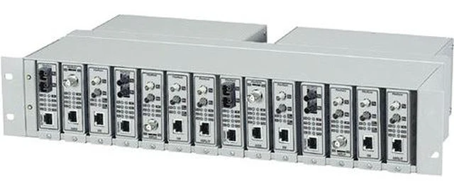 Alt view image 2 of 2 - Black Box FlexPoint 14-Slot Media Converter Chassis