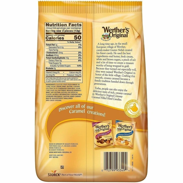 Alt view image 2 of 2 - Hard Candies Caramel 27 oz Bag SUL46055
