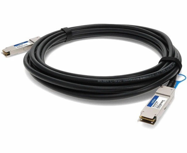 Main image of AddOn Cisco Meraki MA-CBL-40G-7M Compatible TAA Compliant 40GBase-CU QSFP+ Direct Attach Cable Passive Twinax 7m - MA-CBL-40G-7M-AO