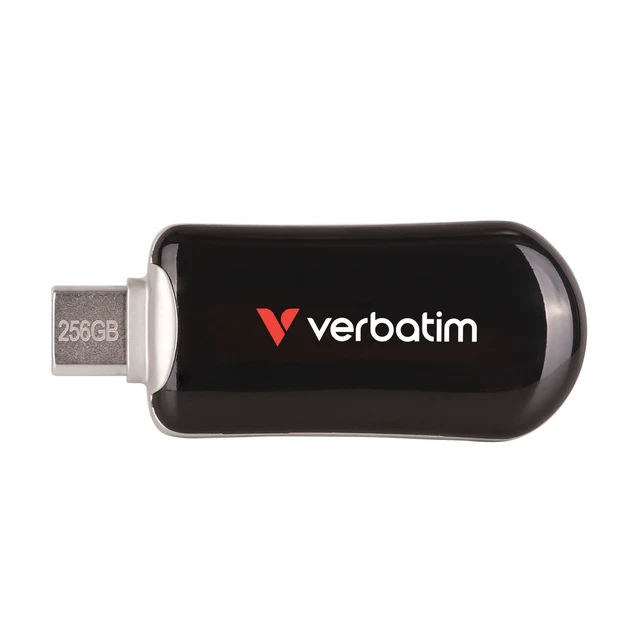 Alt view image 2 of 2 - VERBATIM 25GB PLECTRA USBC FLASH DRIVE BLACK