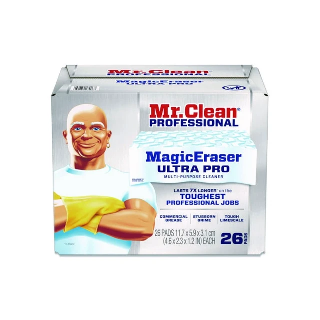 Alt view image 2 of 2 - Magic Eraser Ultra Pro Multi-Purpose Cleaner 4.72 x 1.38 2.56" Thick White 26/Carton 80817272