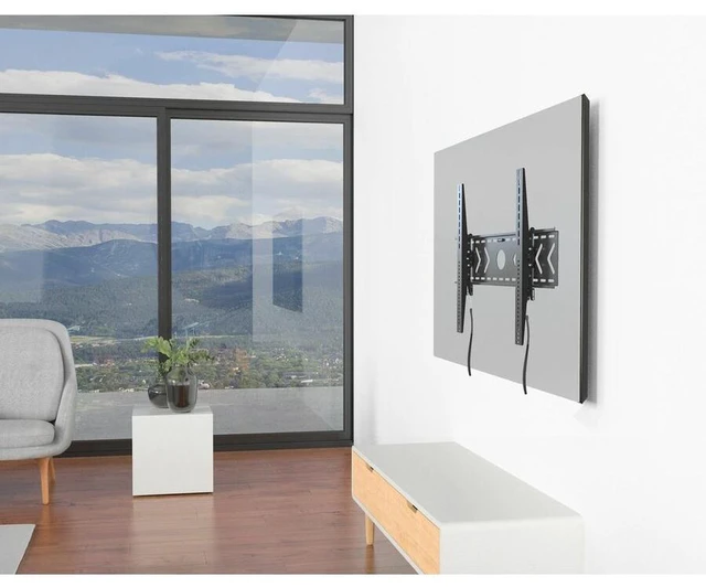 Alt view image 7 of 7 - Heavy Duty Low Profile Tilting Flat Panel Wall Mount, Max TV/Interactive Display 250lbs for most of 42-100+ inch LED,LCD, OLED Flat Screen TV, Supports up to 800x600mm BIGASSMOUNT250T Amer Mounts