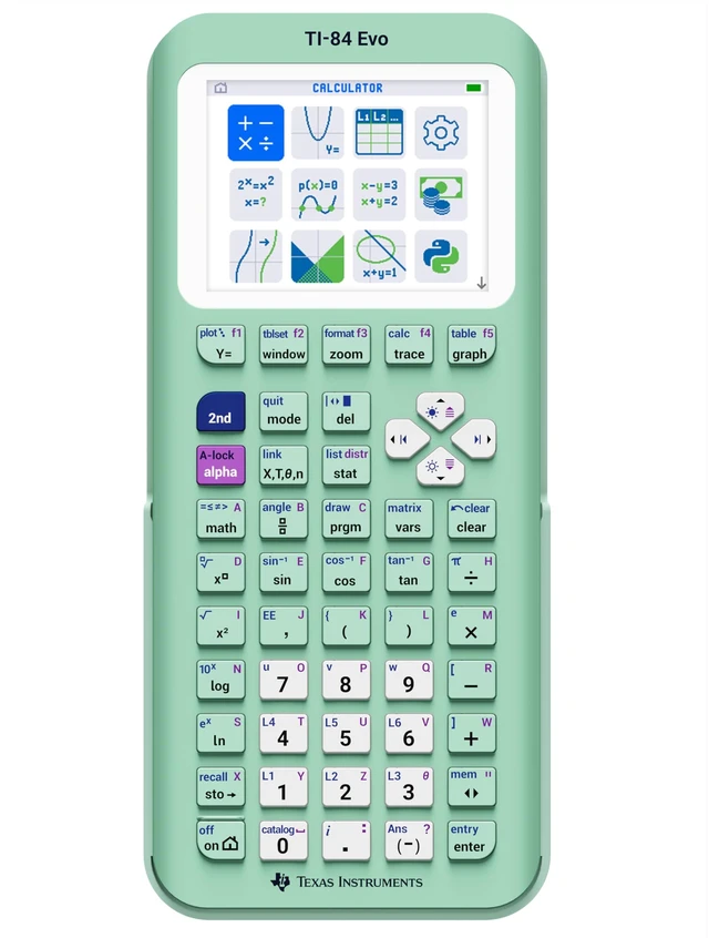 Alt view image 8 of 9 - Texas Instruments Graphing Calculator 84EVOFC1L1A4
