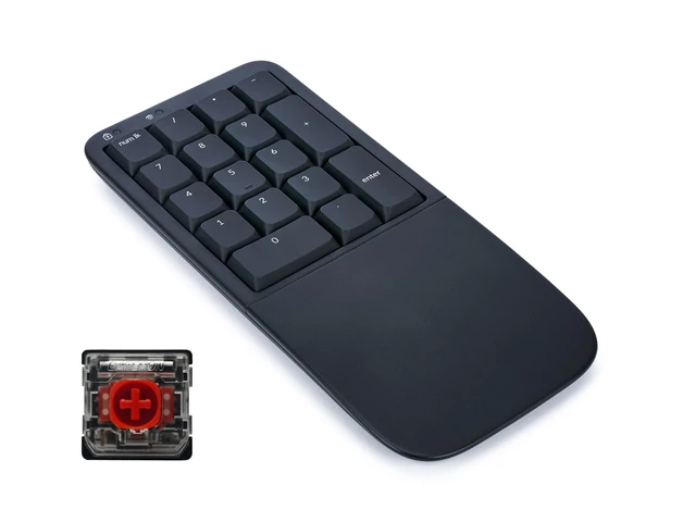 Alt view image 8 of 8 - KINESIS Mechanical Keypad LP Numeric 10-Key for Mac & PC, Wired & Wireless Mode