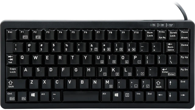 Alt view image 4 of 5 - CHERRY G84-4100 Compact Keyboard