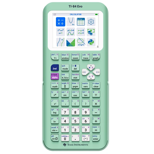 Alt view image 9 of 9 - Texas Instruments Graphing Calculator 84EVOFC1L1A4