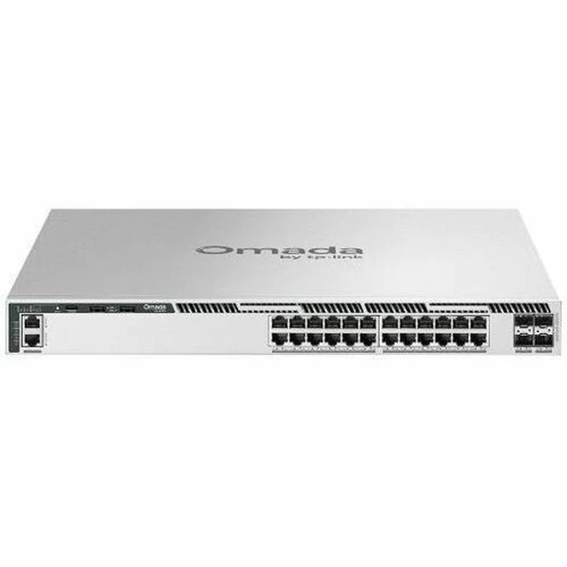Alt view image 2 of 2 - Omada Campus 24-Port Gigabit Stackable L3 Managed Switch with 4? 10G Slots S650024G4XF